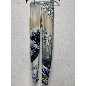 BLACKMILK Great Wave of Kanagawa  by Hokusai‎ Leggings XS XSmall